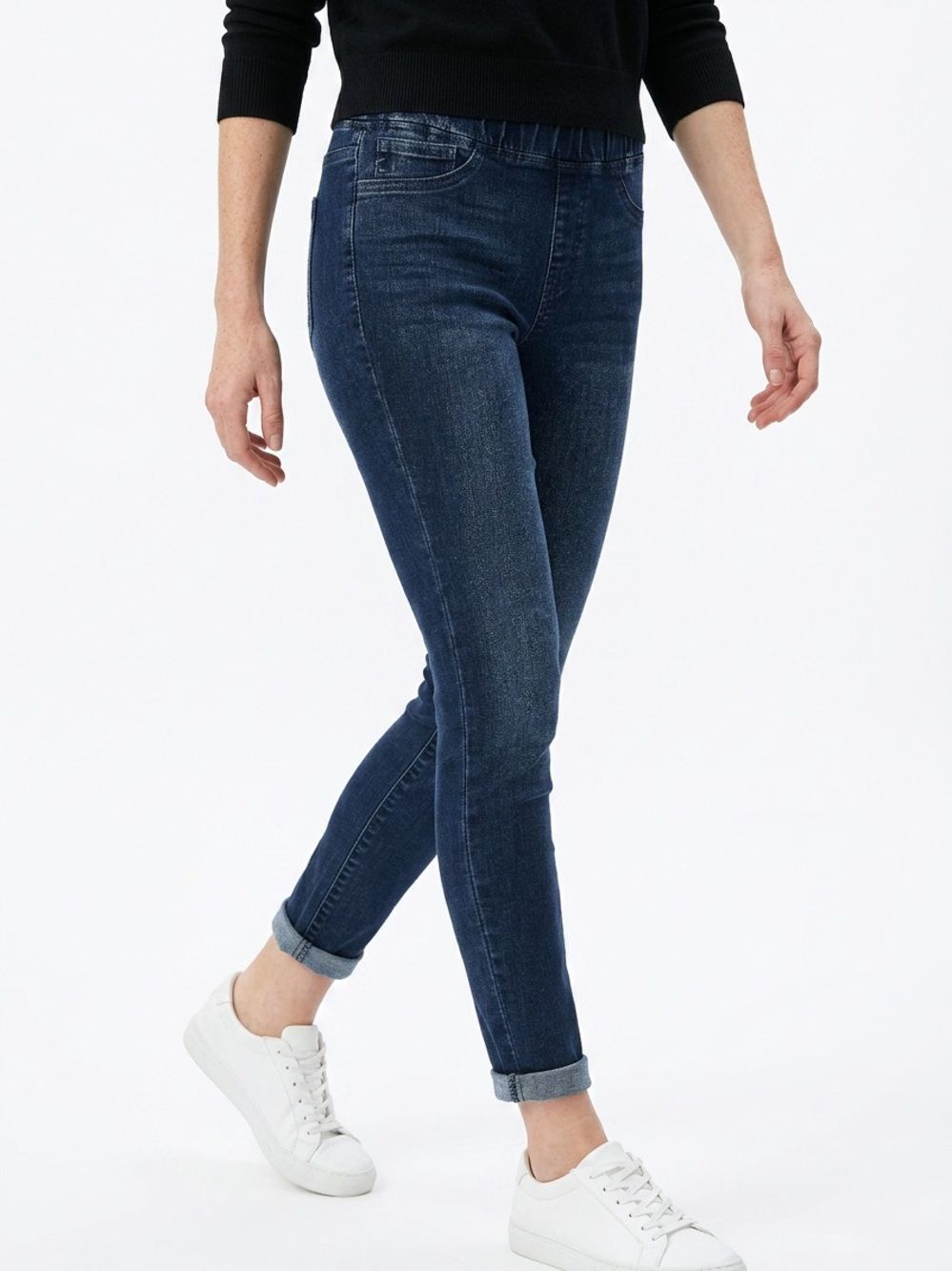 KANCAN | Dark Blue Wash Pull On Style Skinny Jeans Women’s Size 7/27